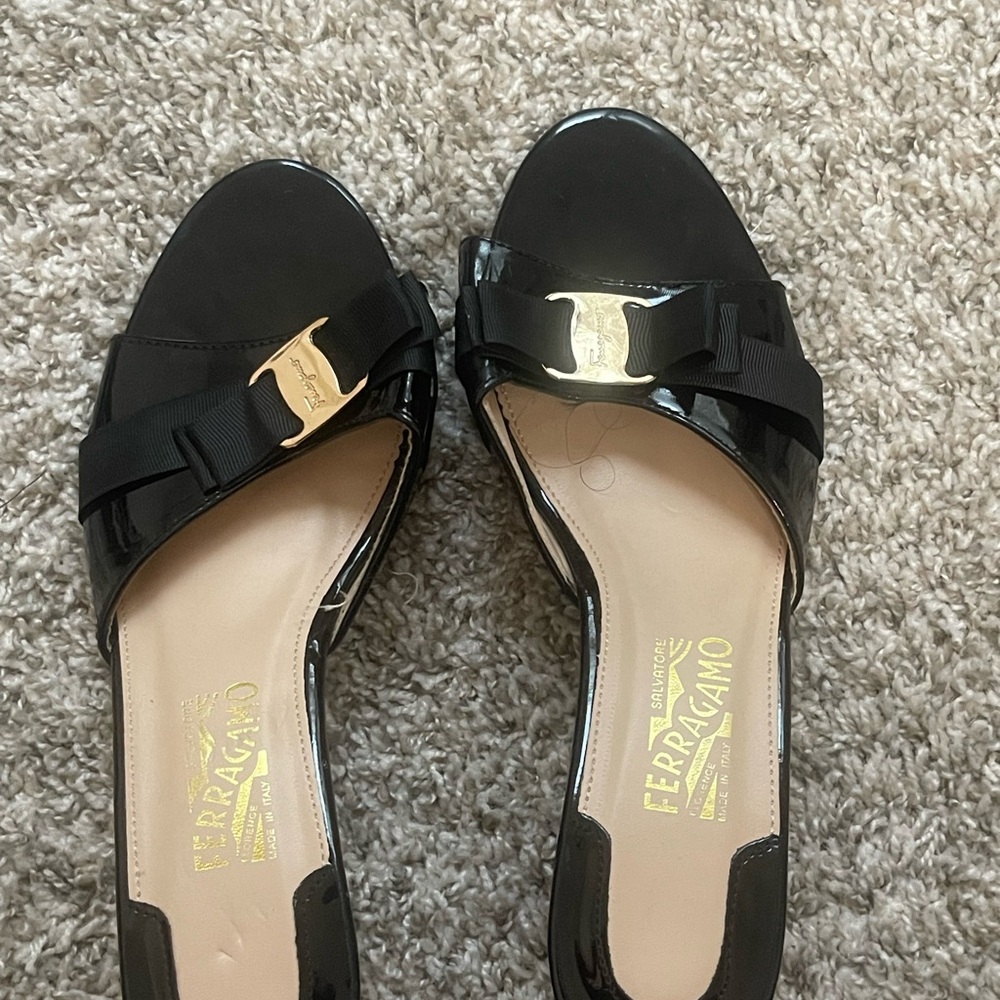 Salvatore Ferragamo Black Women's Shoes